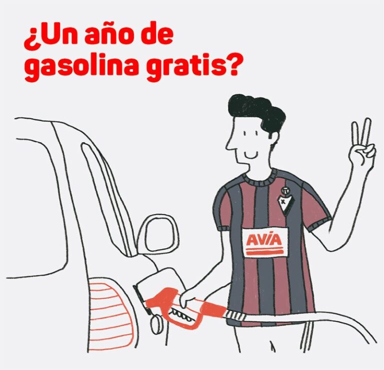 AVIA regala gasolina para un año a siete personas tras el triunfo de la SD Eibar sobre el Espanyol