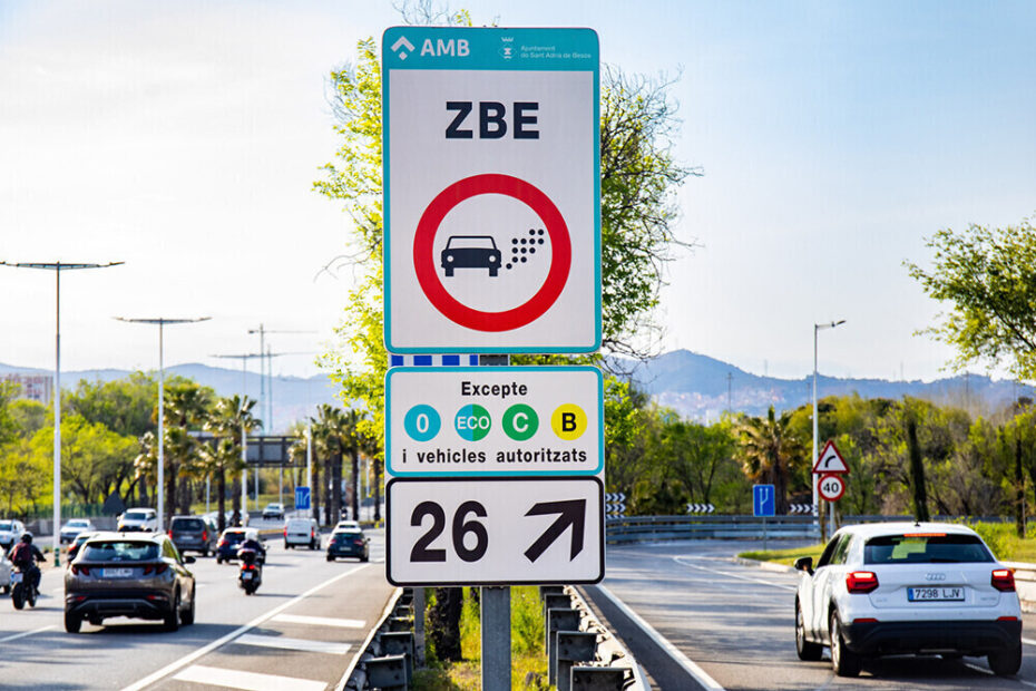 ciudades españolas Zonas Bajas Emisiones ZBE 2023