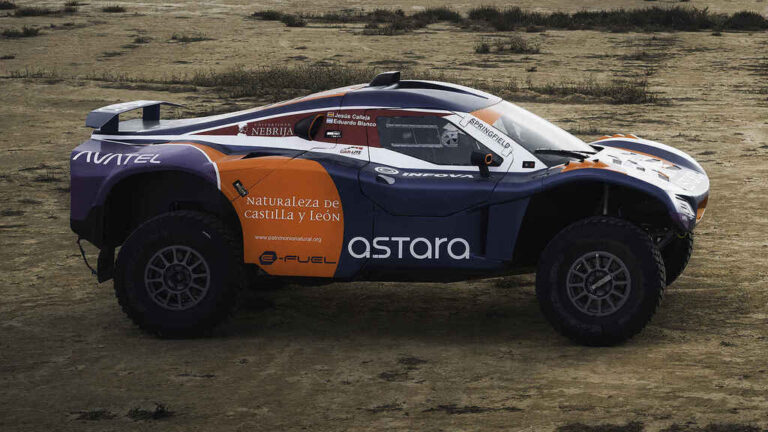 e-fuel los coches españoles del Dakar